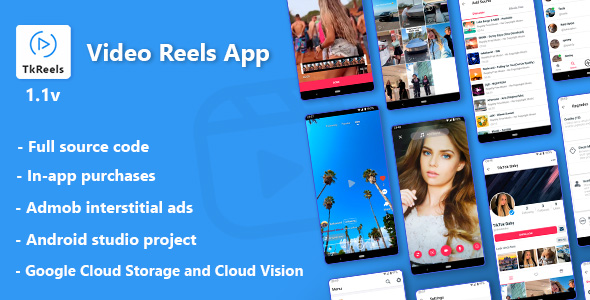 TkReels – Video Reels App