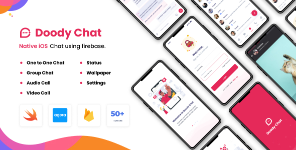 DoodyChat - Firebase chat application in iOS