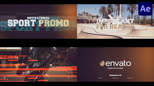 Sports Motivational Promo for After Effects alt