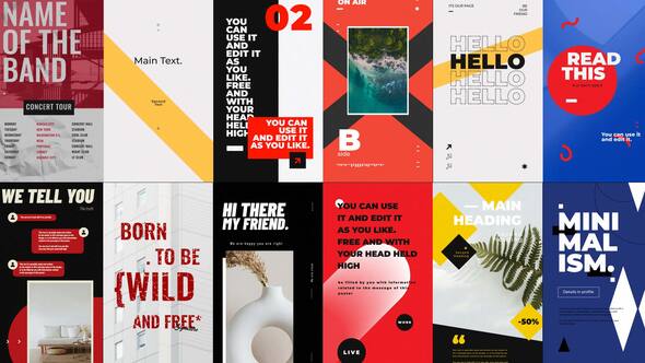 Bold Minimalism Stories Package alt