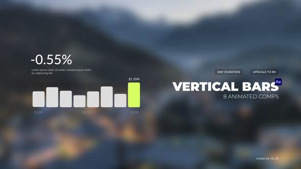 Infographics Vertical Bars