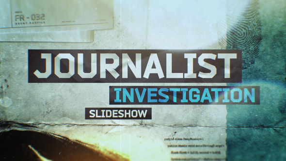 Journalist Investigation Slideshow