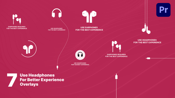 Use Headphones For Better Experience Overlays