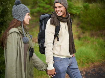 Hiking hand in hand