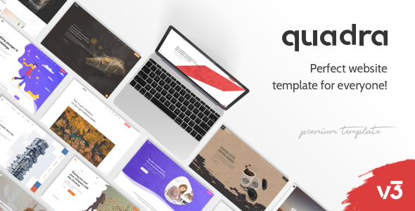 Quadra | Multi-Purpose Website Template