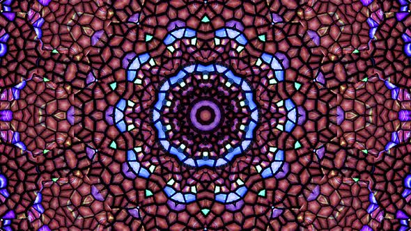 background Bright abstract light streaks set in full color kaleidoscope