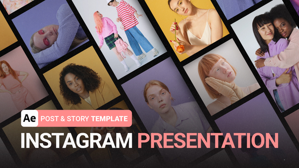Instagram Posts and Stories Presentation Template
