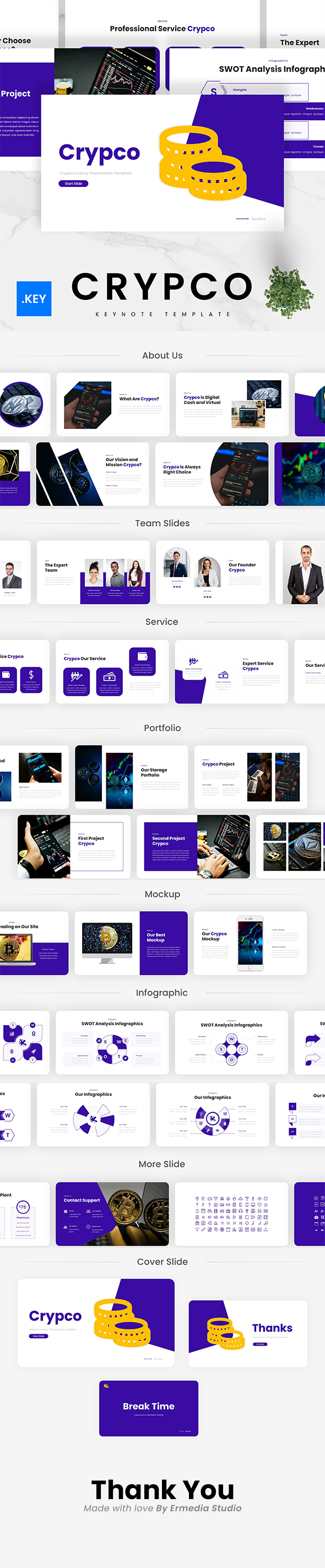 Crypco – Cryptocurrency Keynote Template