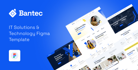 Bantec - IT Solutions & Technology Figma Template