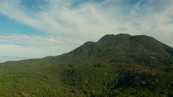 Mountains Covered with Rainforest Philippines Camiguin