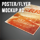 Poster & Flyer Perspective Mockup #3 - GraphicRiver Item for Sale