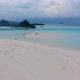 Drone Flyuing Along Maldive Paradise Tropical Island - VideoHive Item for Sale