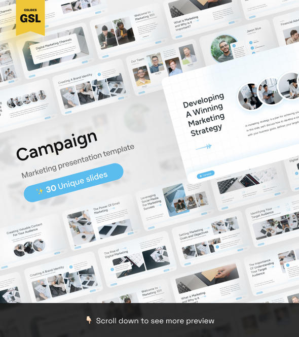 Campaign - Marketing Google Slides Presentation