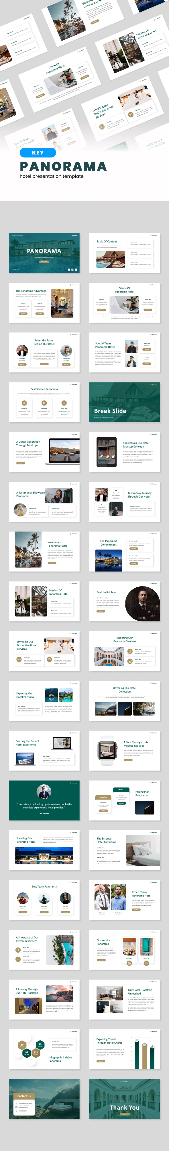 Panorama - Hotel Keynote Presentation Template