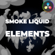 Smoke Liquid Style Elements | DaVinci Resolve - VideoHive Item for Sale