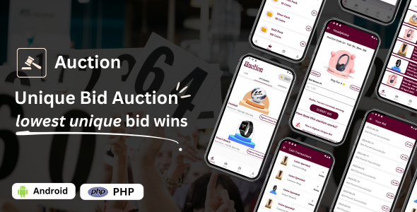 Auction App with Admin Panel