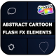 Abstract Cartoon Flash FX Elements | FCPX - VideoHive Item for Sale