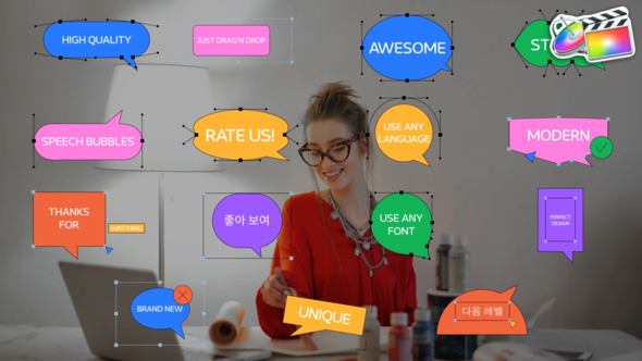 Speech Bubbles for FCPX alt