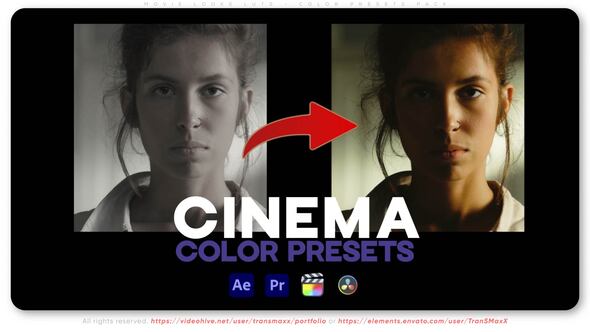 Cinematic Look Color LUTs