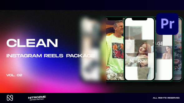 Clean Instagram Reels Vol. 02 for Premiere Pro