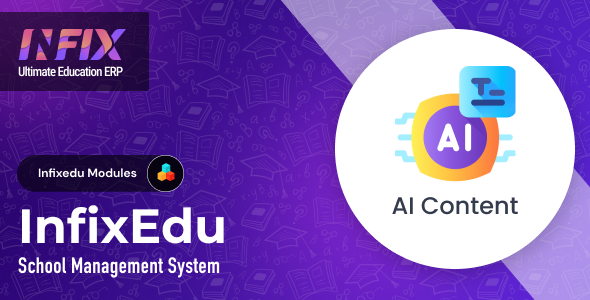 AI Content Module | InfixEdu School - School Management System Software