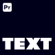 Text Animation | Premiere Pro - VideoHive Item for Sale