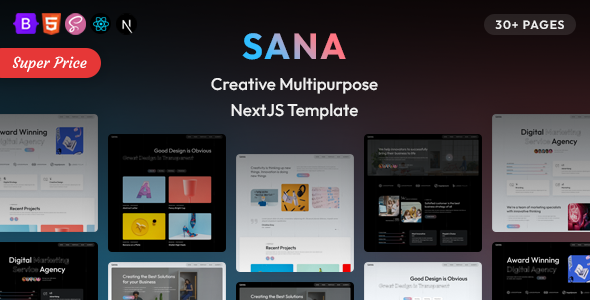 Sana - NextJS Creative Multipurpose Template