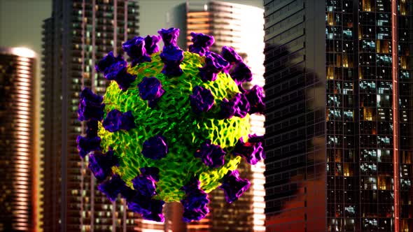 Empty City Caused By Quarantine As a Result of Coronavirus Infection alt