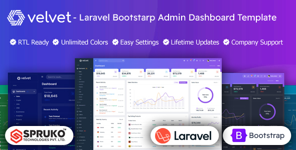 Velvet - Laravel Bootstrap Dashboard Template
