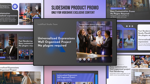 Modern Corporate Slideshow Premiere Pro MOGRT