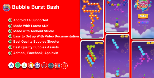 Bubble Burst Bash - Addictive Bubble Shooter Game