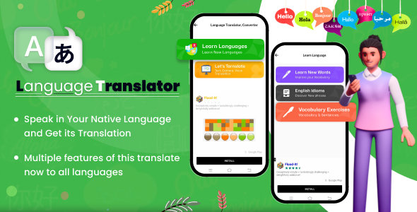Language Translator - Voice Translator - Vocabulary Exercise- English Idioms - Speak to Translate