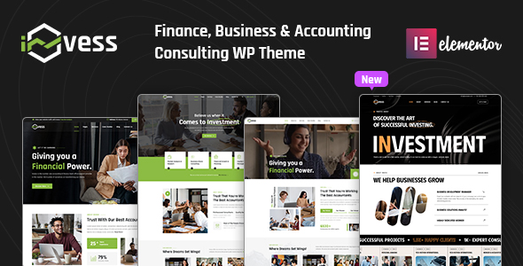 Invess - Accounting & Finance Consulting WordPress Theme