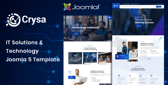 Crysa - Joomla 5 IT Solutions & Technology Template