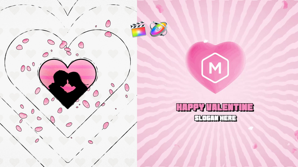 Valentine Retro Logo Reveal alt