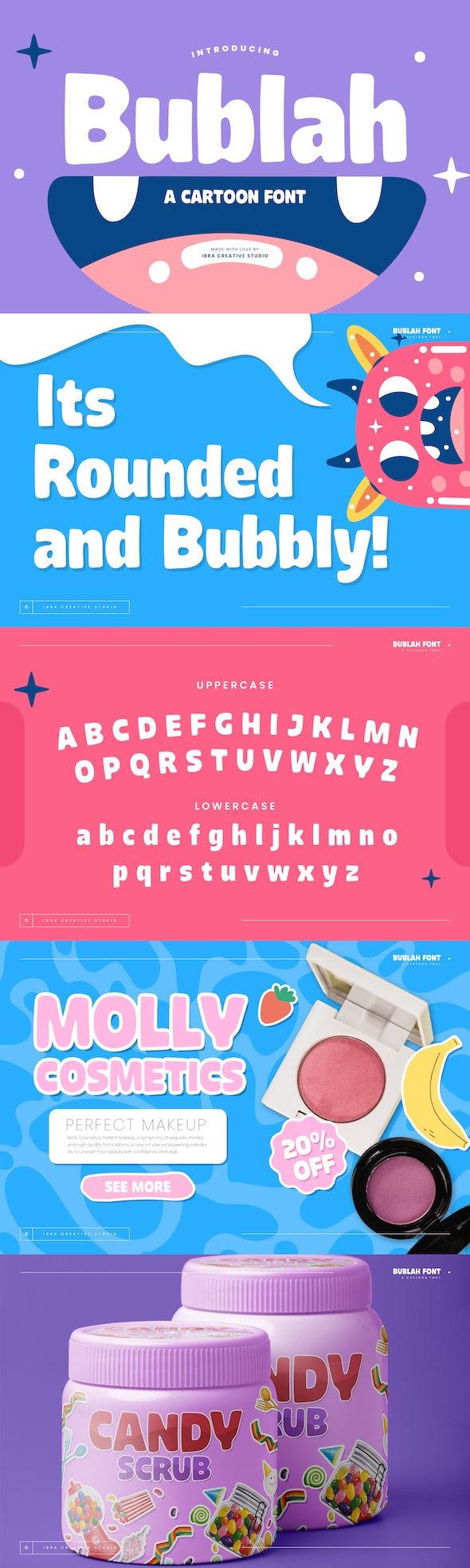 Bublah - A Cartoon Font