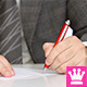 Businessman Writing Application Form - VideoHive Item for Sale