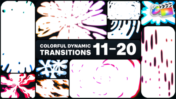 Colorful Dynamic Transitions for FCPX