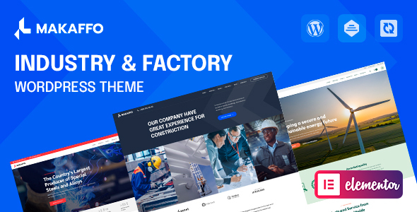 Makaffo | Industry & Factory WordPress Theme