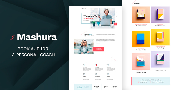 Marizan - Book Author & Personal Coach Theme