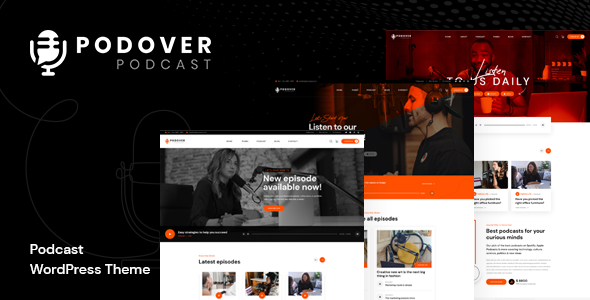 Podover – Podcast WordPress Theme