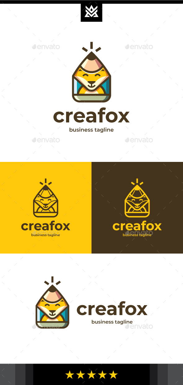 Creative Fox Logo Template