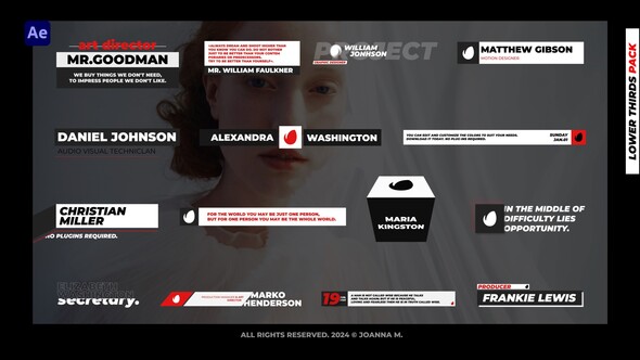 Lower Thirds Pack - AE alt