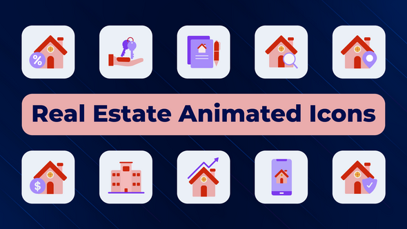Real Estate Animated Icons