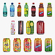 Drink Cans and Bottles Simple Collection volume 1 - 3DOcean Item for Sale