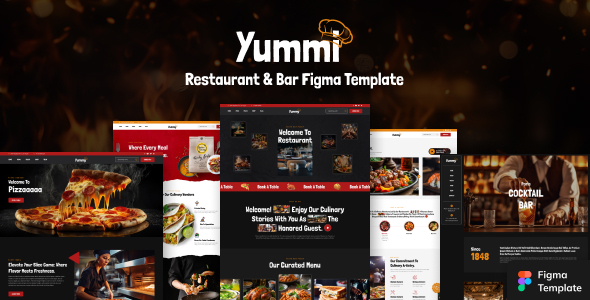 Yummi - Food Delivery & Restaurant Figma Template