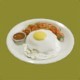 Spicy basil mince pork with fried egg 3D model - 3DOcean Item for Sale
