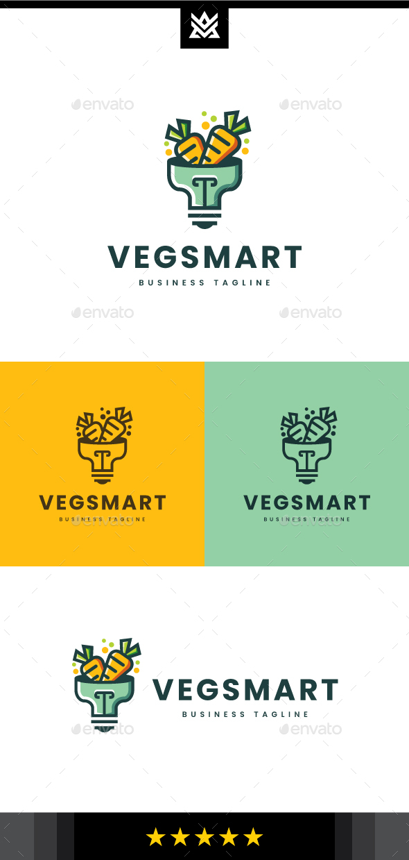 Vegan Smart Logo Template