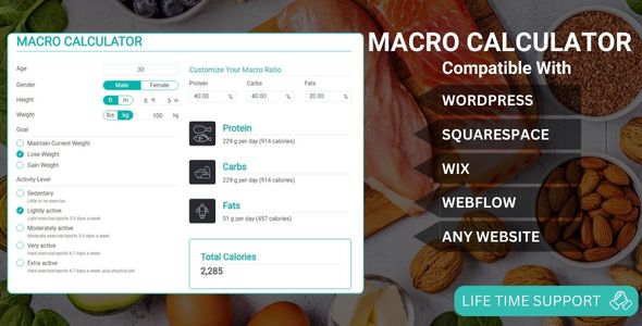 MACRO Calculator - Optimize Your Health and Fitness Goals.
