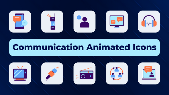 Communication Animated Icons
